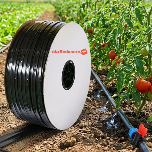 Banda de picurare 100 m, picurare din 30 in 30 cm, 2.2 l/h, 6 mil, D-16 mm