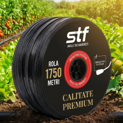 Banda de Picurare STF, 1.6 l/h, 8 mil, D-22 mm, 30 cm, 1750m/rola