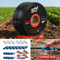Banda de Picurare STF, 1.6 l/h, 8 mil, D-22 mm, 40 cm, 1750m/rola
