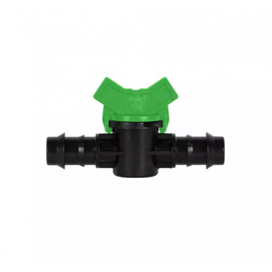 Set 50 buc x Robinet îmbinare 16 mm pentru tub picurare – conector cu reglaj debit apă, STF3675