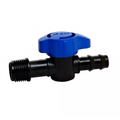 Set 50 buc x Robinet filetat diametru de 16 mm de 1/2 inch pentru tub picurare, STF7409