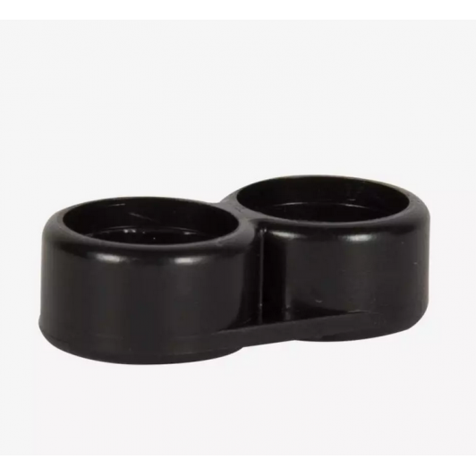 Set 50 buc x Dop capat pentru tub picurare, diametru de 16 mm cu doua inele, STF3496