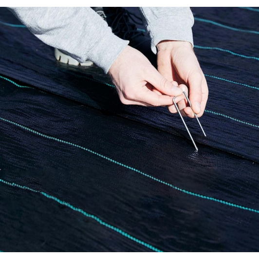 Folie Agrotextil 1 M x 10 M previne cresterea buruienilor, densitate 100 gr/m2, calitate premium