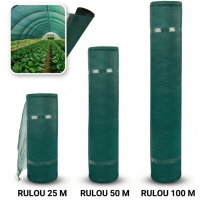 Plasa umbrire 3 m x 10 m, Densitate 40%, Protectie UV verde, ideala pentru sere, terase