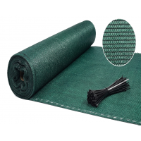 Plasa umbrire 1.7 m x 10 m, opaca cu grad de umbrire 95%, densitate 140g/m2