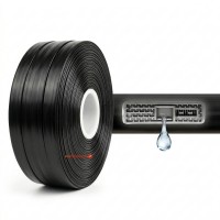 Banda de Picurare 30 X 30 cm, debit 2.2 l/h, 6 mil, diametru 16 mm, 1000 m/rola, cu DUZE, calitate