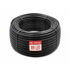Tub de picurare 16 mm - 100 m, distanta intre picuratori 25 cm, 4 L/h