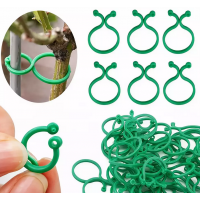 Clipsuri pentru sustinere si palisare plante, tip cleme, reutilizabile, plante sanatose, SET 100 buc Clipsuri pentru sustinere si palisare plante, tip cleme, reutilizabile, plante sanatose, SET 100 buc