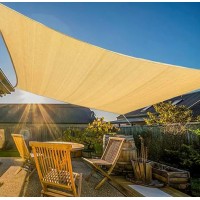 Copertina crem plasa umbrire 4 m x 4m, patrata, deasa 98 %  cu 4 inele, parasolar terase si foisoare