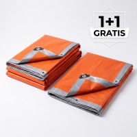 1+1 GRATIS Prelata impermeabila 4 m x 4 m, densitate 130 gr/m2, rezistenta UV