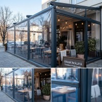 Folie cristal 0.80 cm x 20 m, grosime 0,80 mm, transparenta pentru inchidere terase - foisoare
