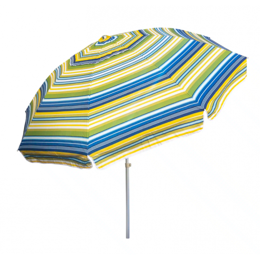 Umbrela protectie solara, diametru XXL 2.4 m, structura metalica, cu inclinare si cosulet