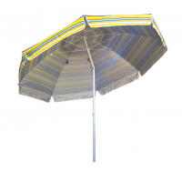 Umbrela protectie solara, diametru XXL 2.4 m, structura metalica, cu inclinare si cosulet