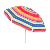 Umbrela protectie solara, diametru XXL 2.4 m, structura metalica, cu inclinare si cosulet