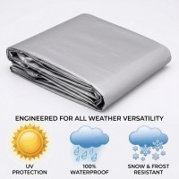 Prelata impermeabila 10 m x 12 m , densitate 110 gr/m2, rezistenta UV , Gri