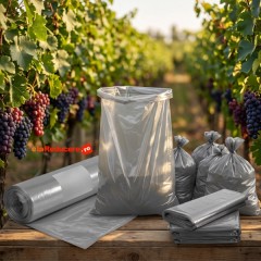 Set 50 saci polietilena, calitate premium, culoare gri, dimensiuni 100 cm x 54 cm Set 50 saci polietilena, calitate premium, culoare gri, dimensiuni 100 cm x 54 cm