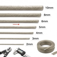 Șufă Metalică Plastifiată 200 m x 3mm, cablu oțel plastifiat pentru ancorare, balustrade, gospodărie Șufă Metalică Plastifiată 200 m x 3mm, cablu oțel plastifiat pentru ancorare, balustrade, gospodărie