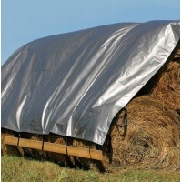 Prelata Gri 12 m x 15 m, impermeabila  cu inele, densitate 175 gr/mp, calitate premium