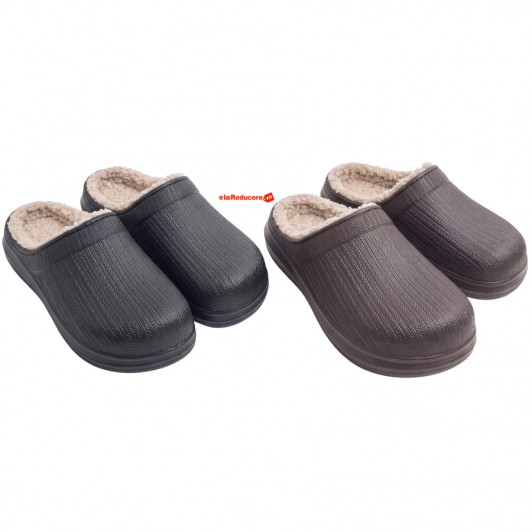 Saboti termo unisex, imblaniti, comozi si caldurosi, marimi de la 37-41, preturi incepand cu 59 lei