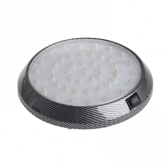 Plafoniera led 24v cu buton on off,  lumina alba 6000k