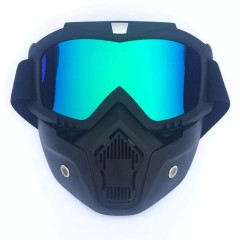 Masca cu ochelari detasabili pentru Moto-atv-scuter