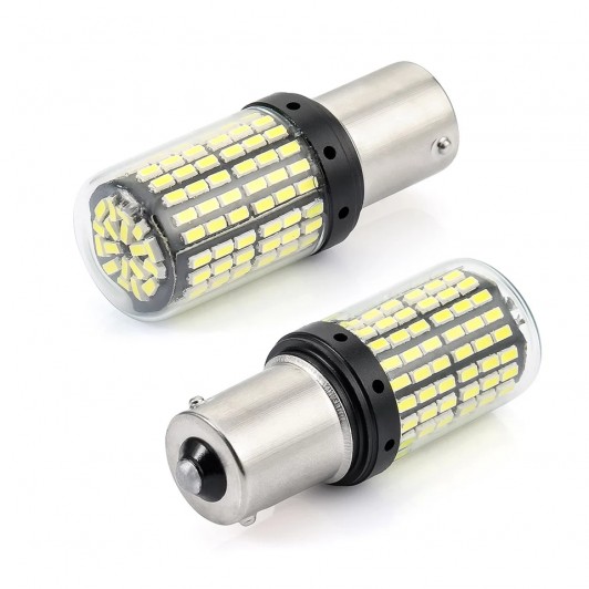 Set 2 leduri p21w super canbus 157 smd lumina alba 12v