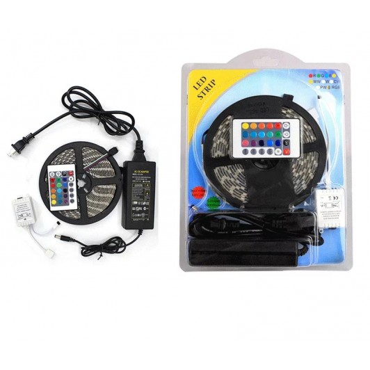 Banda led rgb , 220v , rola de 5m