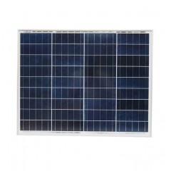 Panou solar fotovoltaic policristalin 50W, cu cablu 90cm, dimensiuni: 670mm x 460mm x 20mm