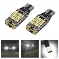 Set 2 leduri t15 w16w , canbus , 12v , lumina alba 6000k