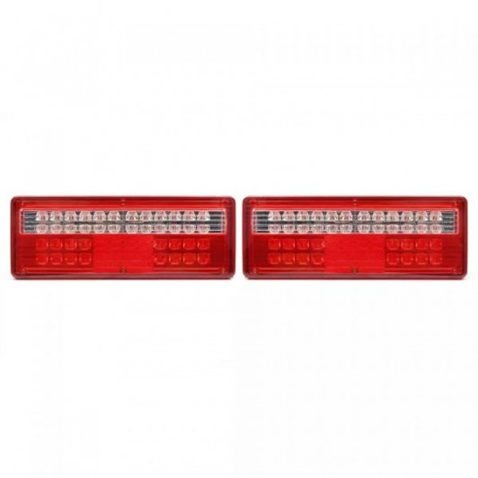 set 2 lampi full led pentru camion/remorca 24v