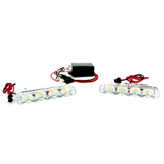 kit 2 x Stroboscoape LED - lumina alba 6000k