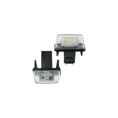 set 2 Lampi LED numar compatibil Citroen, Peugeot