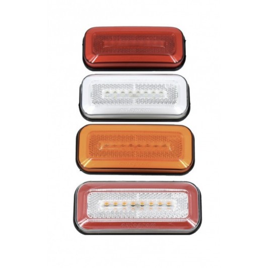 Lampa laterala LED NEON , 2 Functii ,12-24V, 3 culori disponibile