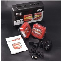 Kit lampi wireless ( fara fire) ,12v-24v, semnalizare dinamica