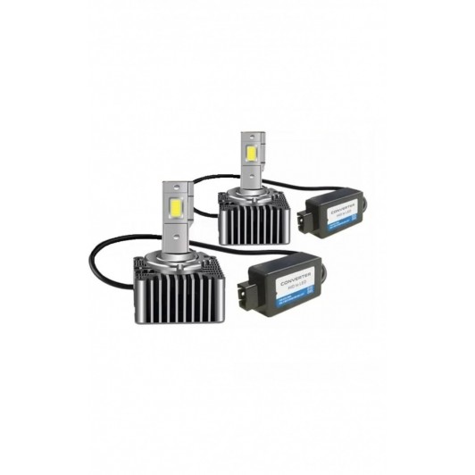 Set 2 becuri led D3S/R CANBUS pentru conversie Xenon- LED, alb 6000k, 12v-24v