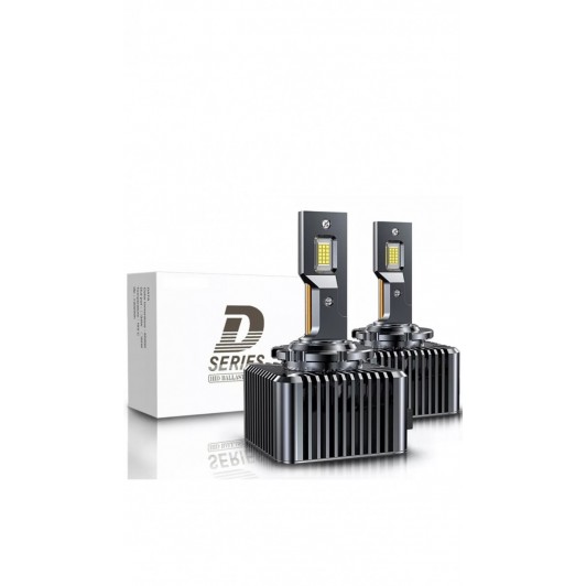 Set 2 leduri d1s pentru conversie HID-LED, 55w, 10000lm, alb 6000k , plug and play