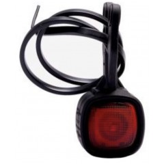 Lampa gabarit led rosu+alb cu brat 102mm, LED,Fristom,12v-24v