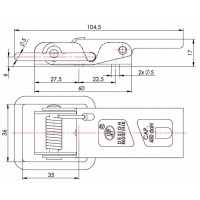 Inchizator oblon ZB-06