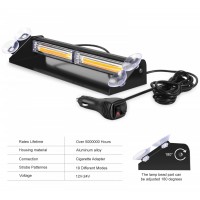 Stroboscop profesional LED pentru parbriz, 40W ,12-24, lumina portocalie