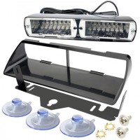 Stroboscop profesional pentru parbriz, lumina rosu/albastru , 24led, 12V , 48W