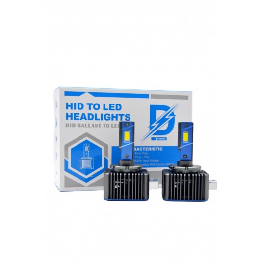 Set 2 leduri d1s canbus pentru conversie xenon-led, 55w,10.000 lm, PREMIUM