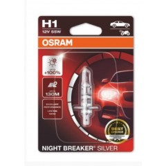 Bec 12V H1 55 W night breaker silver +100% OSRAM