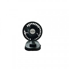 Ventilator auto  reglabil cu mufa bricheta, tensiune 12 V