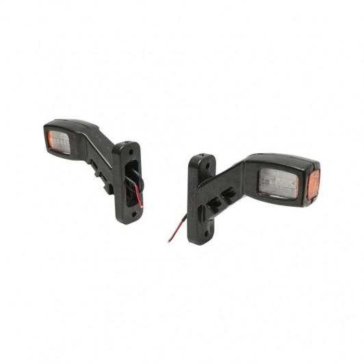 set 2 lampi led 12v-24v, pentru gabarit ,cu 3 fete lumionase , brat de 15 cm