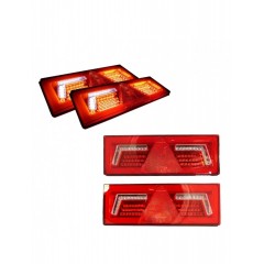 Set 2 lampi stop universale cu led , 12v-24v