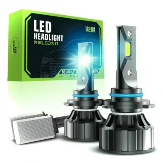 Set 2 leduri EVO super-canbus,120w,12.000 lm, 6000k compatibil hb4 (9006), 12v-24v