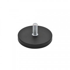 Magnet M6 cu tija si filet exterior Ø 66mm