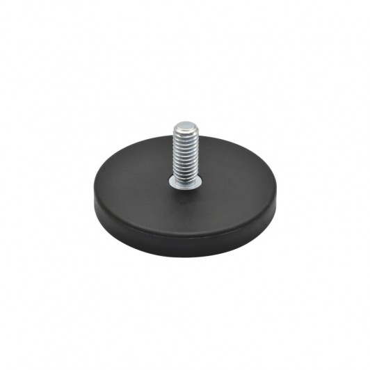 Magnet M6 cu tija si filet exterior Ø 66mm