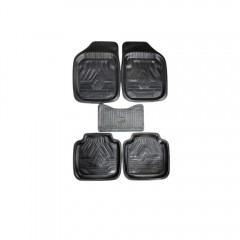 set  Covoare cauciuc auto universale pentru interior, tip tavita 5 piese