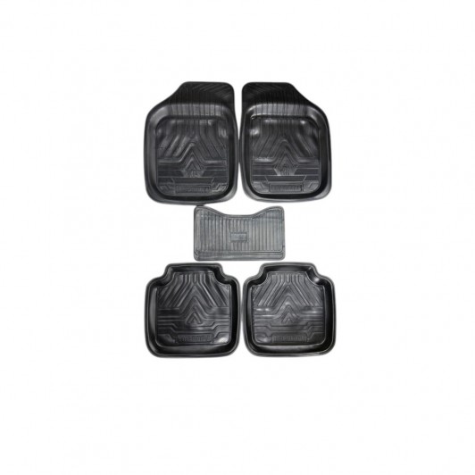 set  Covoare cauciuc auto universale pentru interior, tip tavita 5 piese